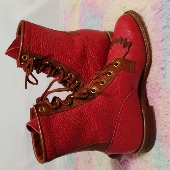 Justin Boots Roper Kiltie Women's Leather Boots Sz.5B Gently Worn - Picture 11 of 16